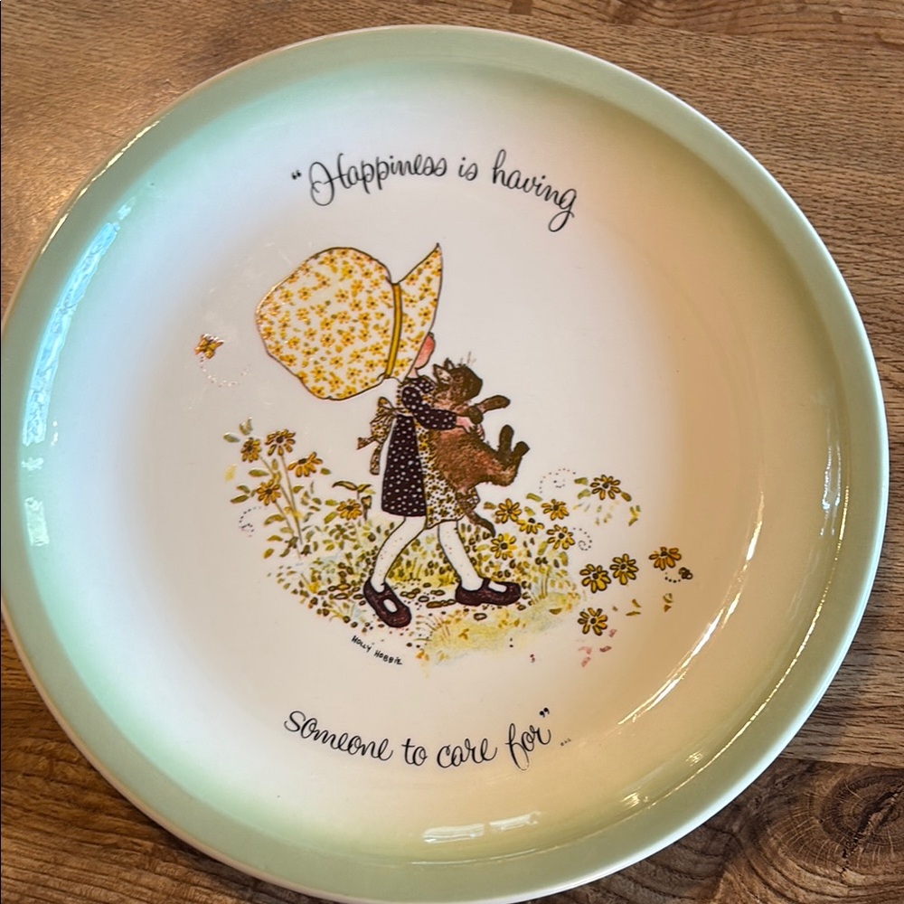 Vintage Holly Hobbie Plate RARE